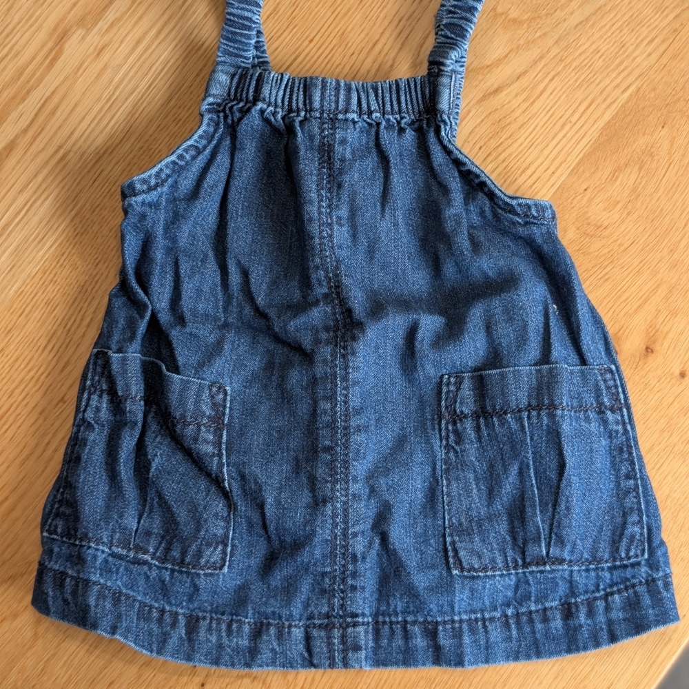 Old Navy Blue Denim Kids Casual Dress